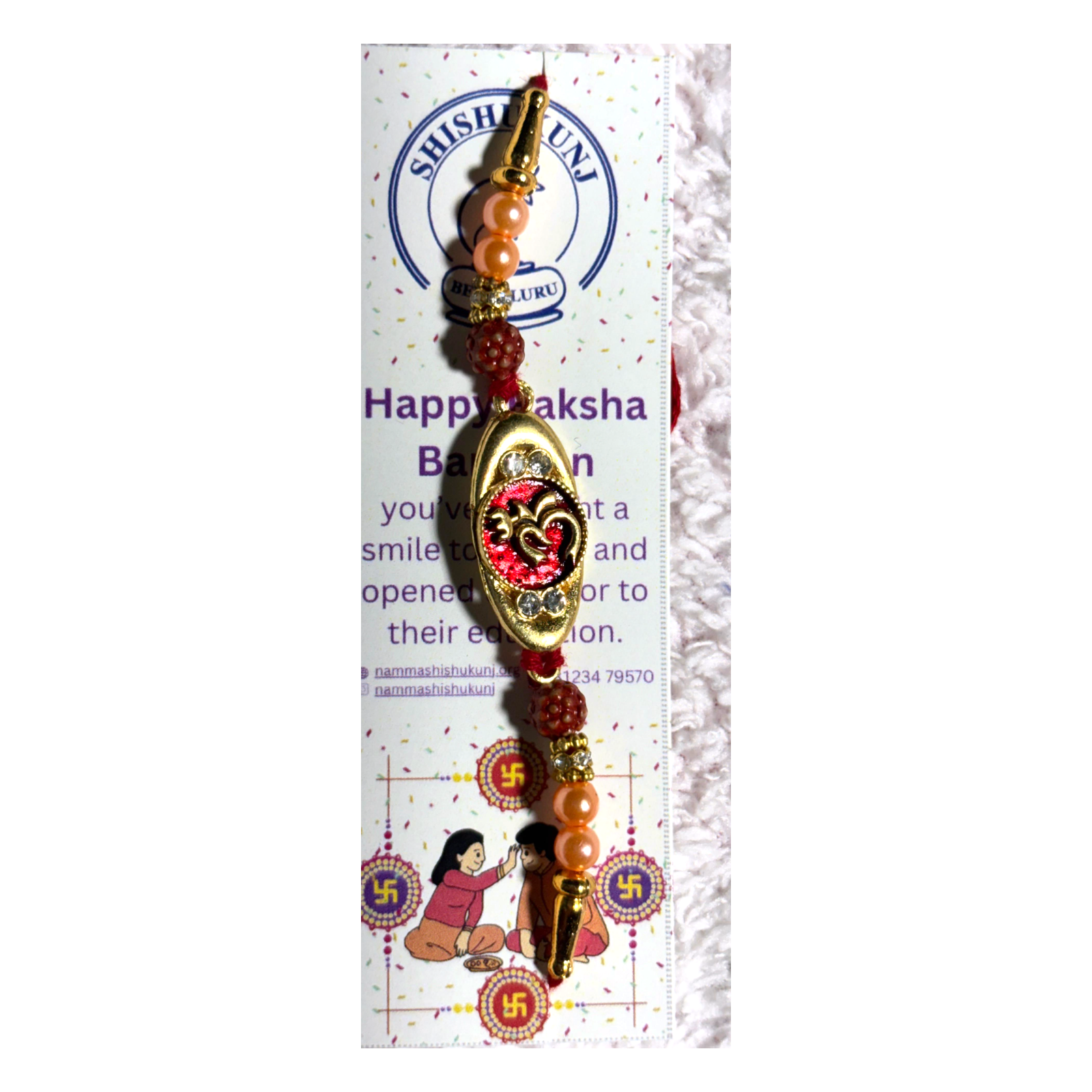 Om Rudraksha Rakhi