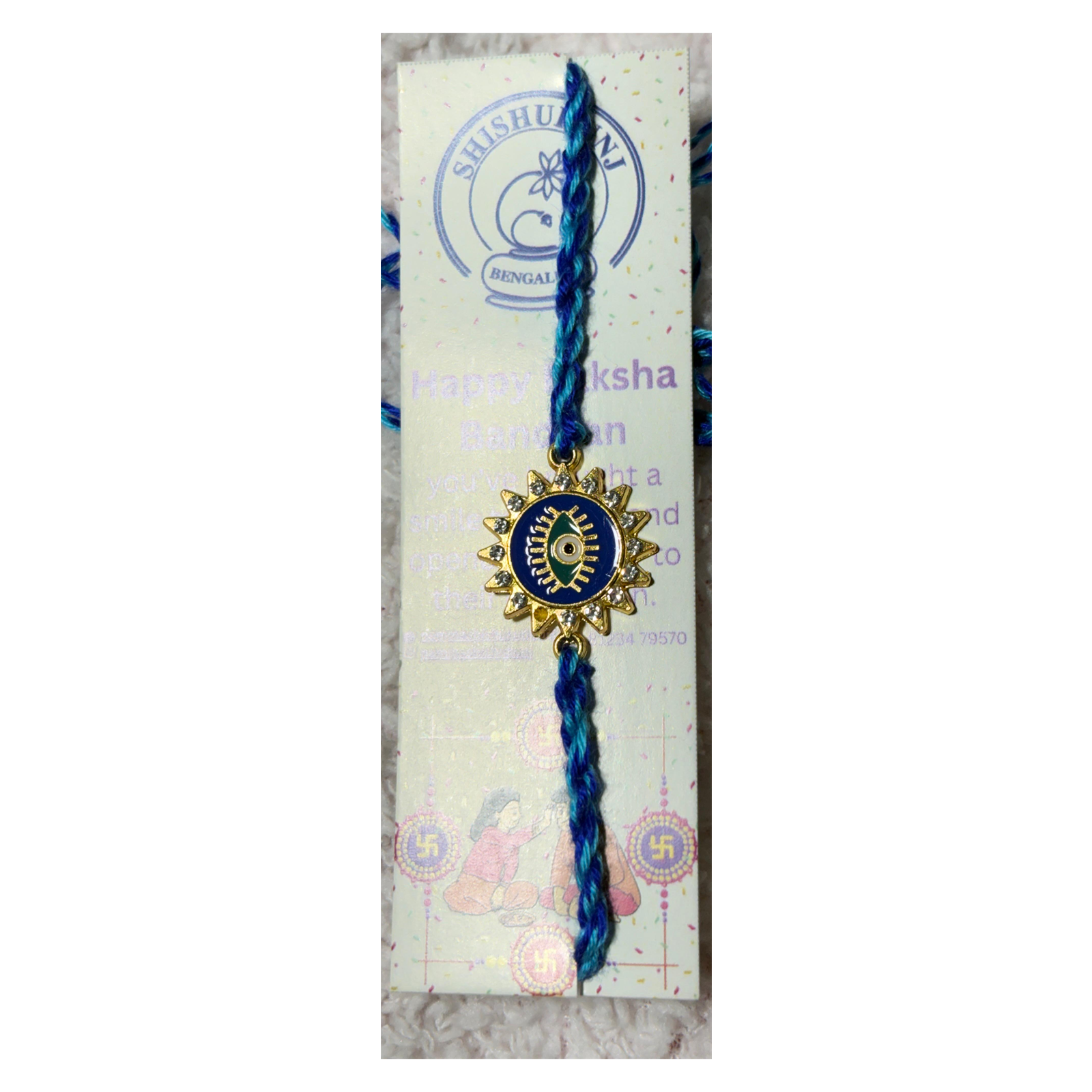 Blue Evil Eye Rakhi