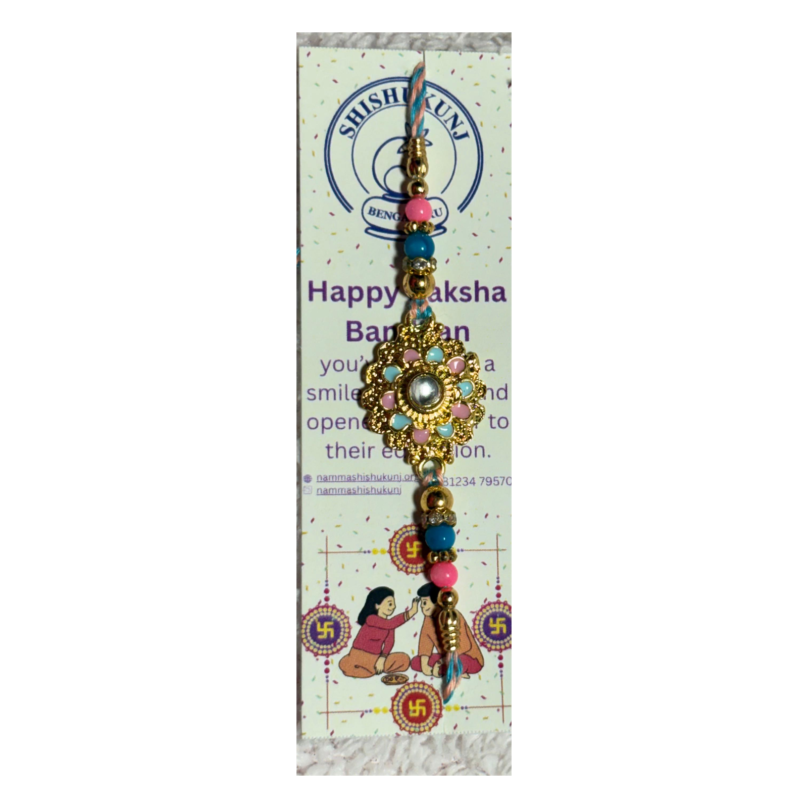 Pastel Blossom Rakhi
